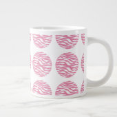 Zebra Print Polka Dots Jumbo Mok (Rechts)