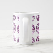 Zebra Print Polka Dots Jumbo Mok (Achterkant)