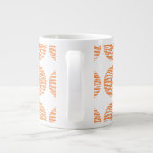 Zebra Print Polka Dots Jumbo Mok (Achterkant)