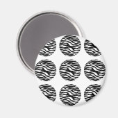 Zebra Print Polka Dots Magnet (Voorkant / Achterkant)