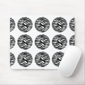 Zebra Print Polka Dots Mousepad Muismat (Met muis)