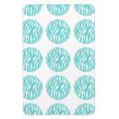 Zebra Print Polka Dots Premium Magnet Magneet (Verticaal)