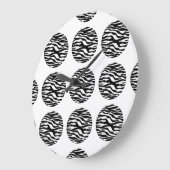 Zebra Print Polka Dots Wall klok (Hoek)