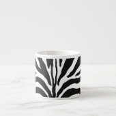 Zebra Print Porselein Kop (Voorkant)