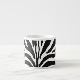Zebra Print Porselein Kop