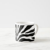 Zebra Print Porselein Kop (Voorkant rechts)