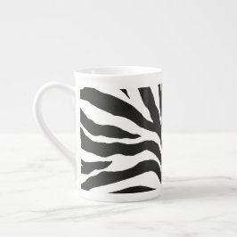 Zebra Print Porselein Kop