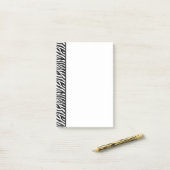 Zebra Print Post-it-Notes Post-it® Notes (Op bureau)