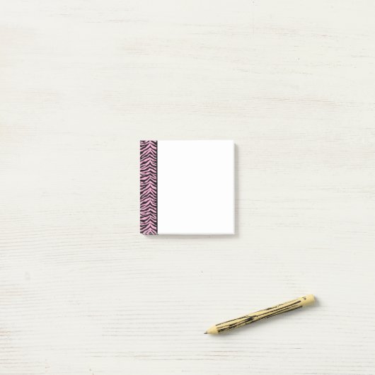 Zebra Print Post-it-Notes Post-it® Notes (Op bureau)