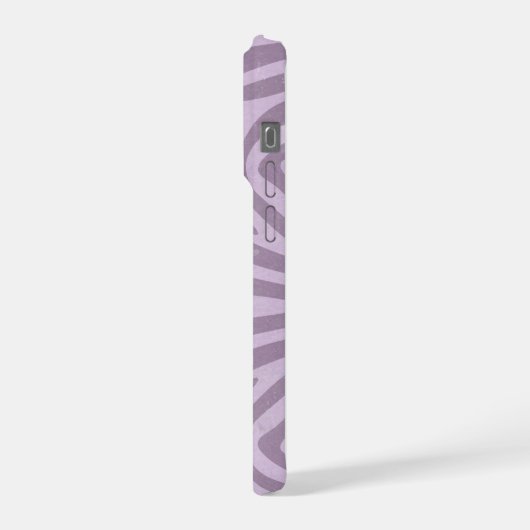 Zebra print purple mobile case iPhone hoesje (Linkerkant)