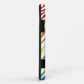 Zebra Print Rainbow Mix iPhone 5 Hoesje (Achterkant/rechts)
