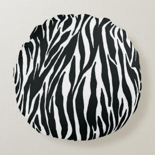 Zebra Print Round Pillow Rond Kussen