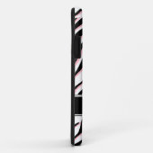 Zebra Print roze zwart & witte iPhone 5 Hoesje (Achterkant/rechts)