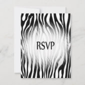 Zebra Print RSVP (Achterkant)