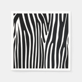 Zebra Print Safari Animal Paper Napkins Servet