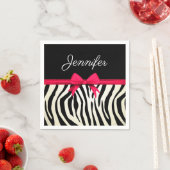 Zebra Print Servet (Insitu)