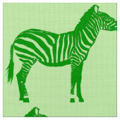 Zebra Print - Shades of Lime Green Stof (Close Up)