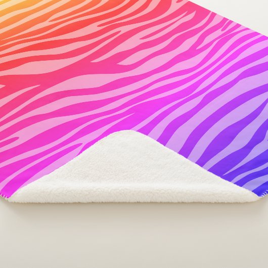 Zebra Print Sherpa Deken (3/4)