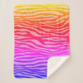 Zebra Print Sherpa Deken (Voorkant)
