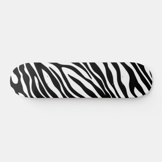 Zebra Print Skateboard (Horizontaal)