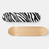 Zebra Print Skateboard (Horizontaal)