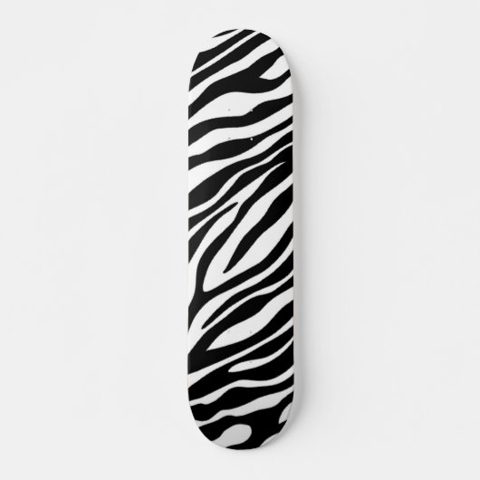 Zebra Print Skateboard (Voorkant)