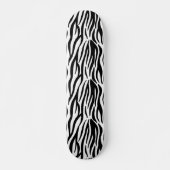 zebra print skateboard (Voorkant)