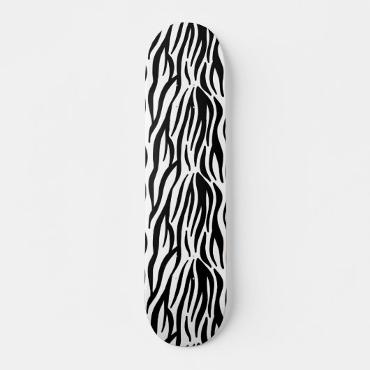 zebra print skateboard (Voorkant)