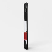 Zebra Print Skin Red Ribbon Case-Mate iPhone Case (Achterkant/links)