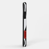Zebra Print Skin Red Ribbon Case-Mate iPhone Case (Achterkant/rechts)