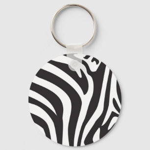 Zebra Print Sleutelhanger