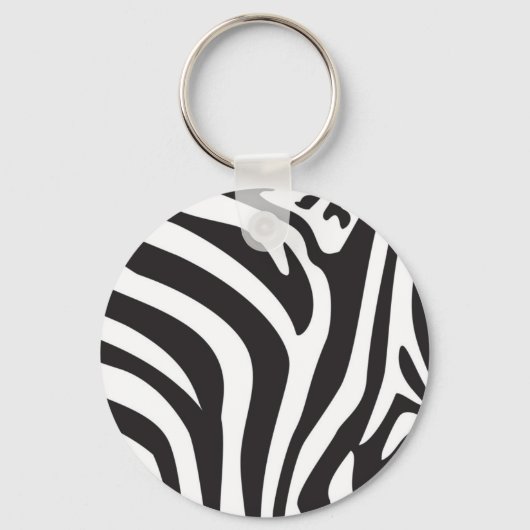 Zebra Print Sleutelhanger (Voorkant)