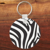 Zebra Print Sleutelhanger (Voorkant)