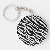 Zebra Print Sleutelhanger (Voorkant)