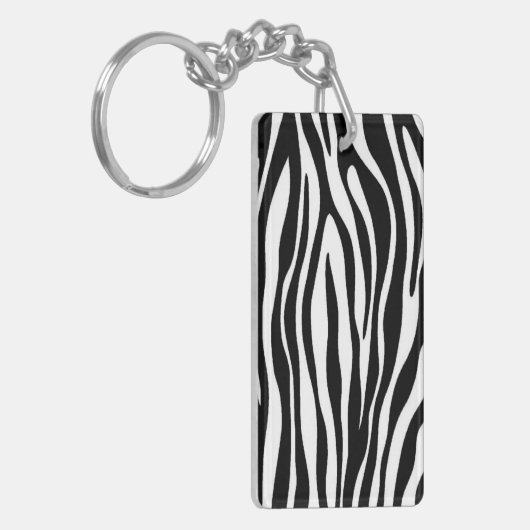 Zebra Print Sleutelhanger (Voorkant Links)