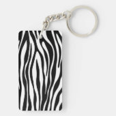 Zebra Print Sleutelhanger (achterkant)