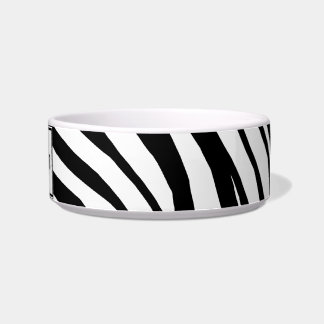 Zebra Print Specialized Cat Bowl Voerbakje