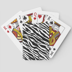 Zebra Print Spellingkaarten Pokerkaarten