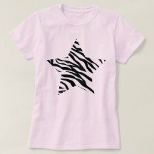 Zebra Print Star