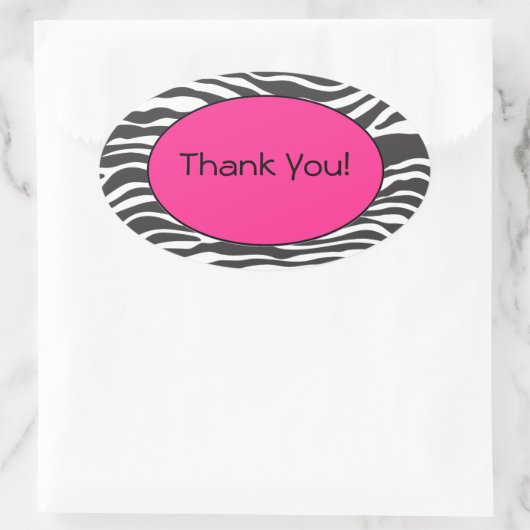 Zebra Print Sticker (Tas)