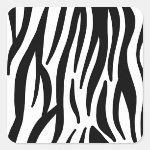 Zebra print stickers