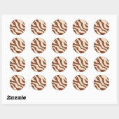Zebra Print Stickers (Vel)