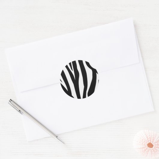 Zebra Print Stickers (Envelop)