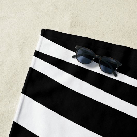  zebra print strandlaken (In situ)