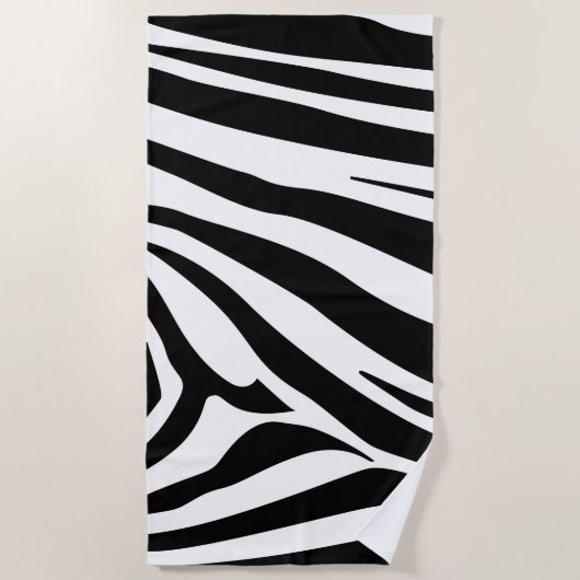 zebra print strandlaken (Voorkant)