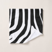 Zebra Print Stripes Pattern Bad Handdoek (Wasdoekje)