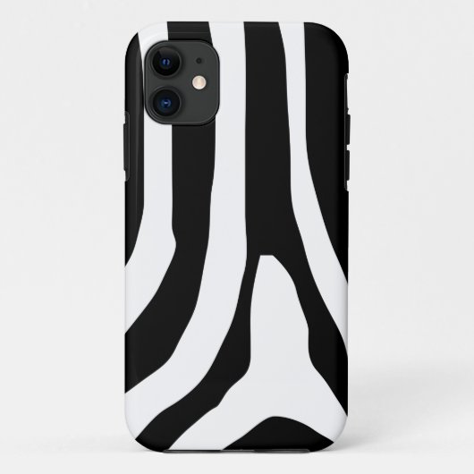 Zebra Print Stripes Pattern Case-Mate iPhone Case (Achterkant)