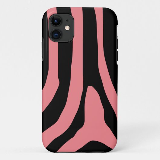 Zebra Print Stripes Pattern Case-Mate iPhone Case (Achterkant)