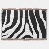 Zebra Print Stripes Pattern Deken (Voorkant)