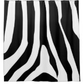 Zebra Print Stripes Pattern Douchegordijn (Voorkant)